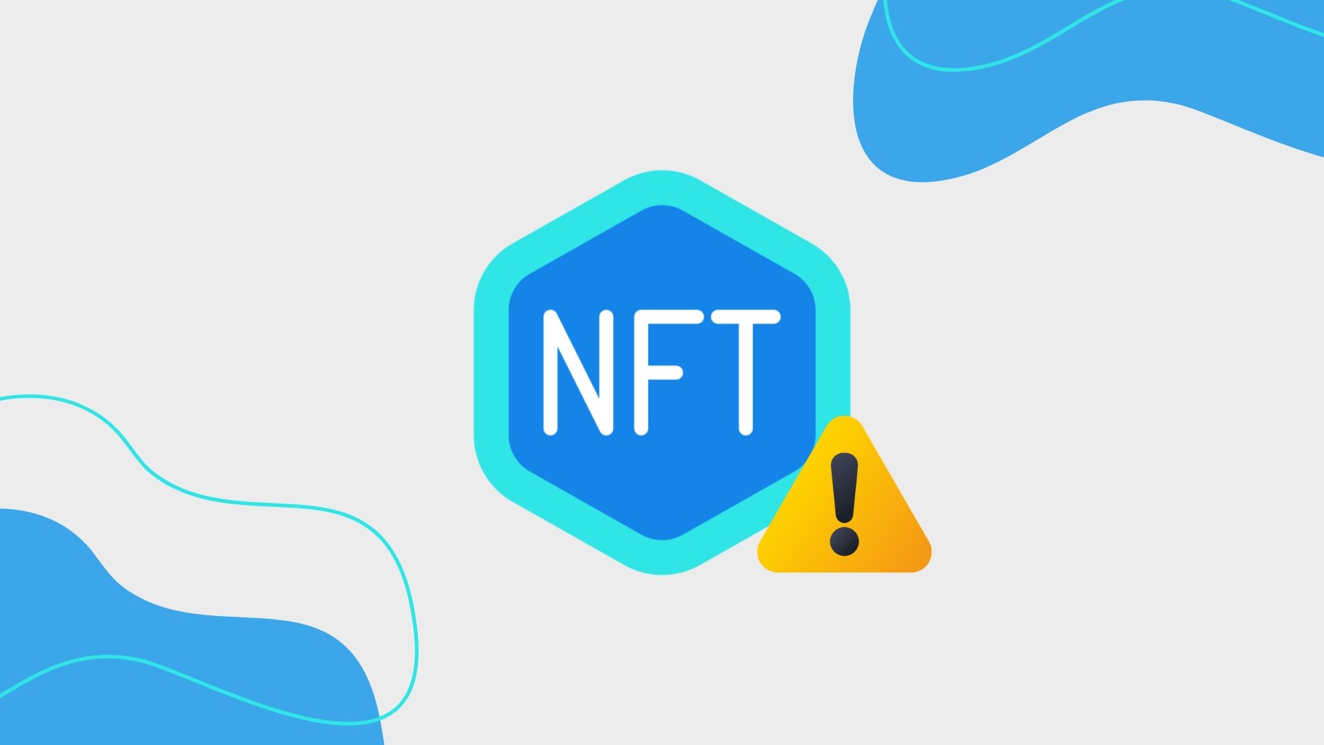 Imagem de NFT com alerta