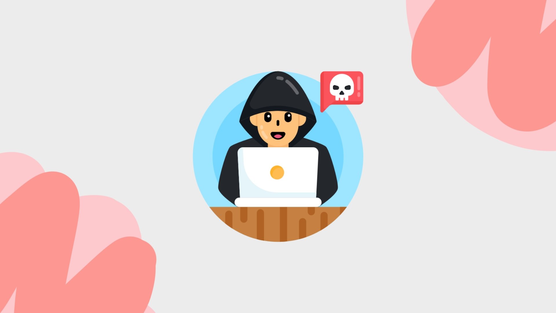 hacker em frente de computador a tentar realizar scam