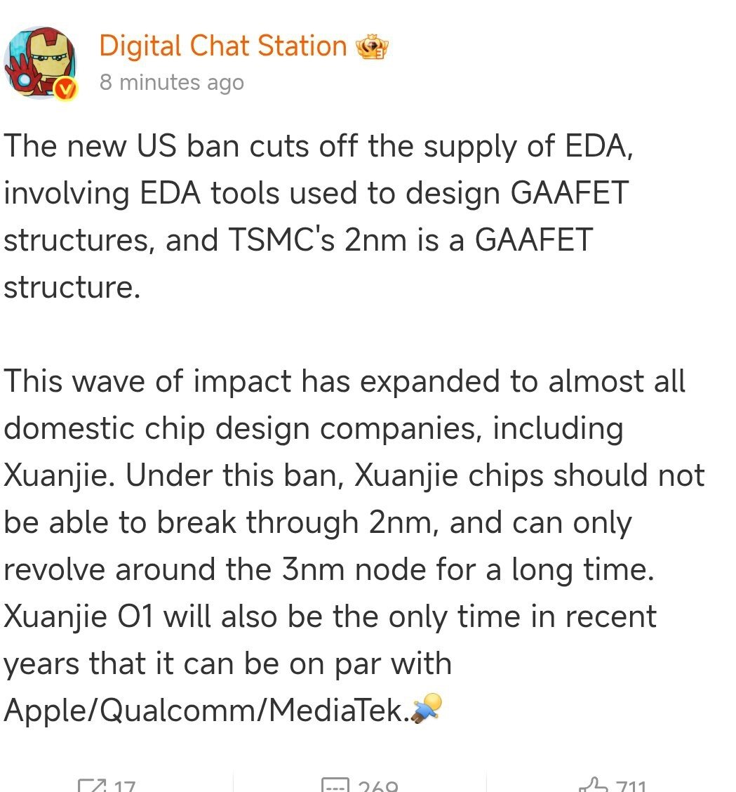 mensagem do leaker sobre o caso da Xiaomi vs EUA