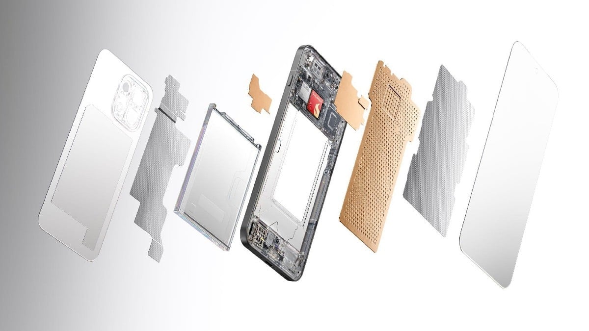 interior do OnePlus 13s