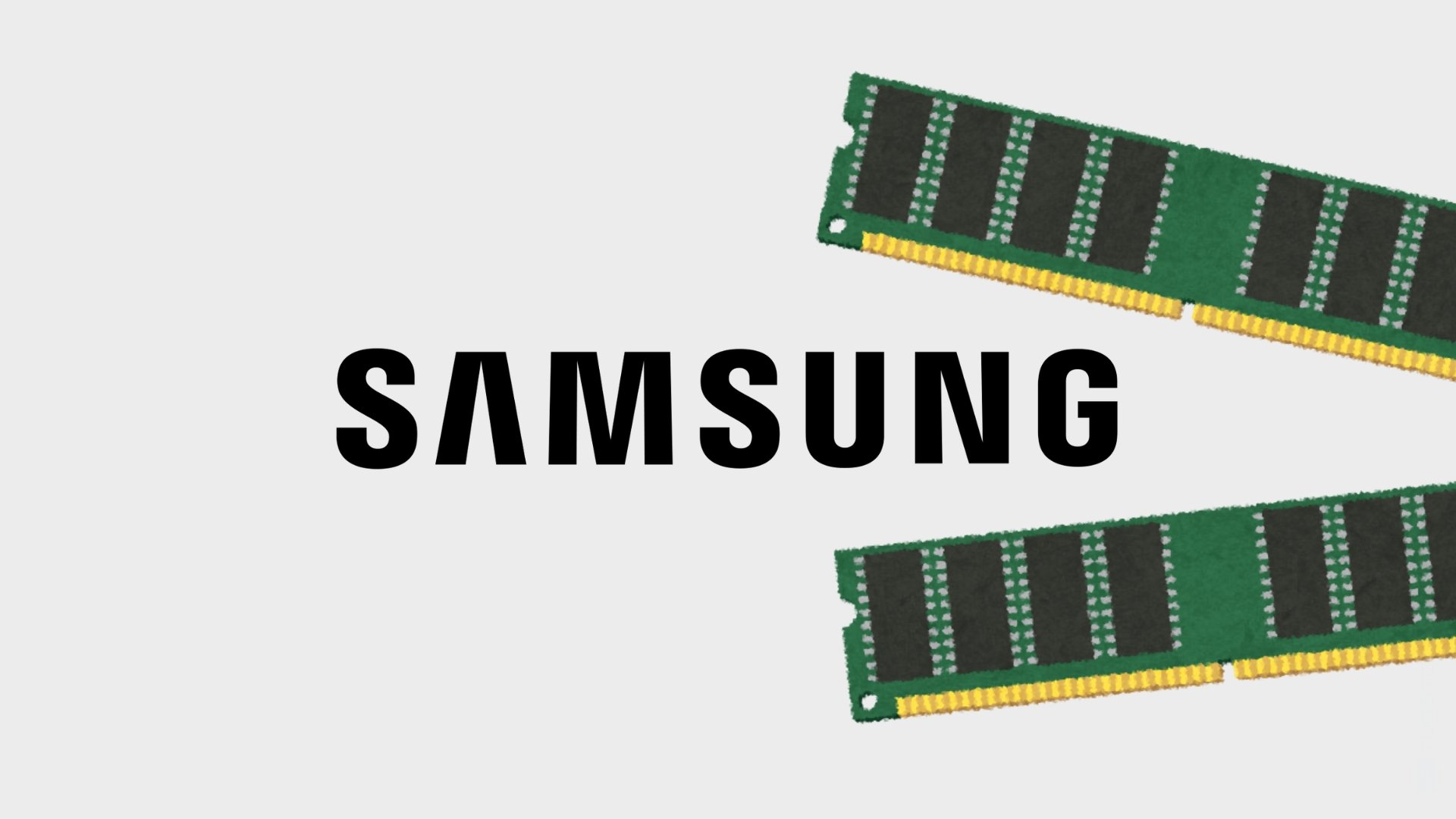 Logo da Samsung com RAM