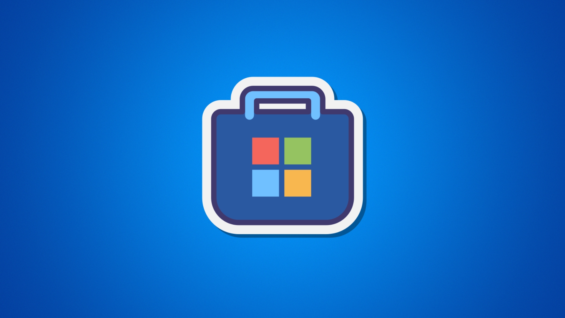 Microsoft Store com novo logo