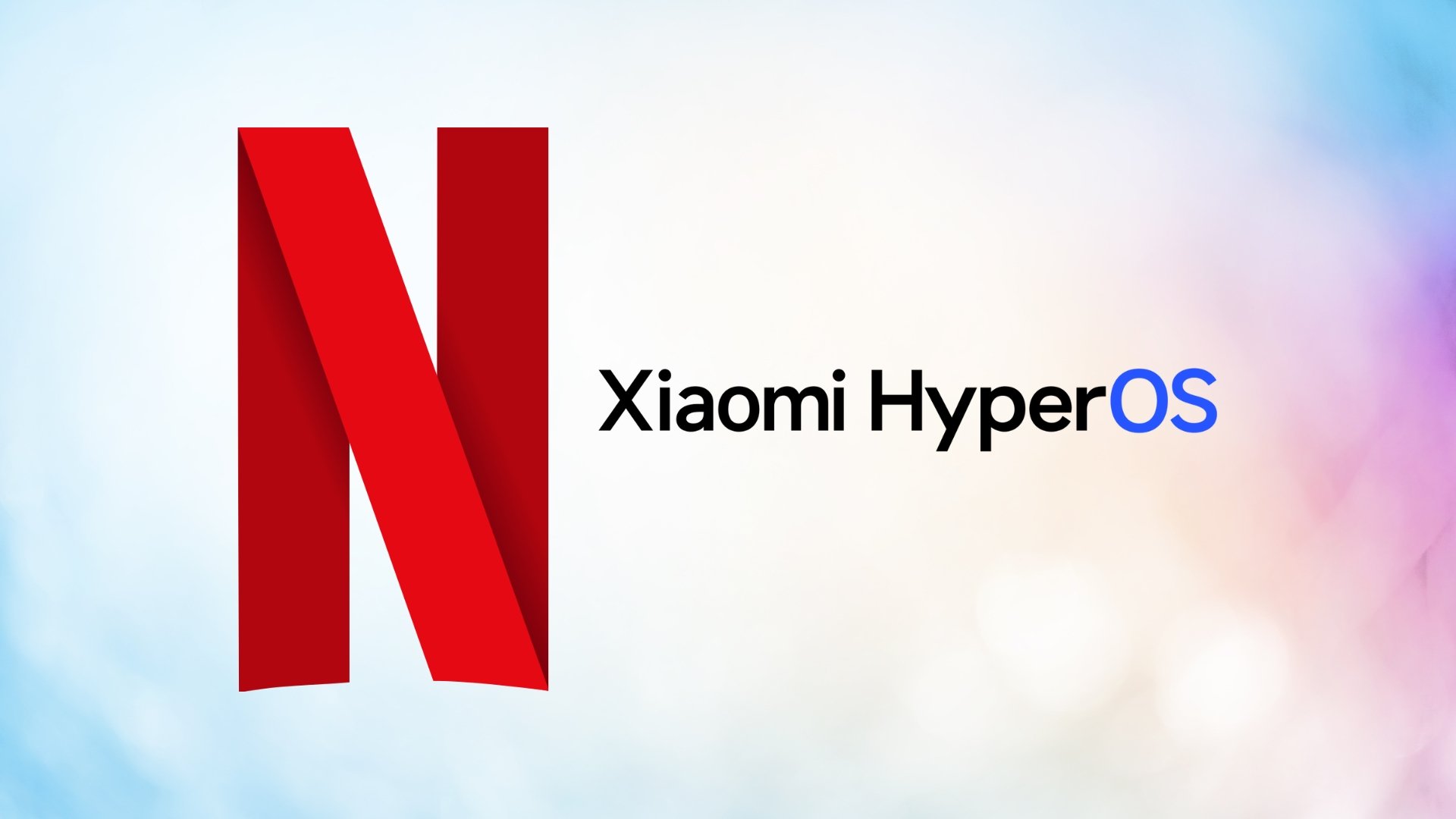 Netflix com logo do HyperOS