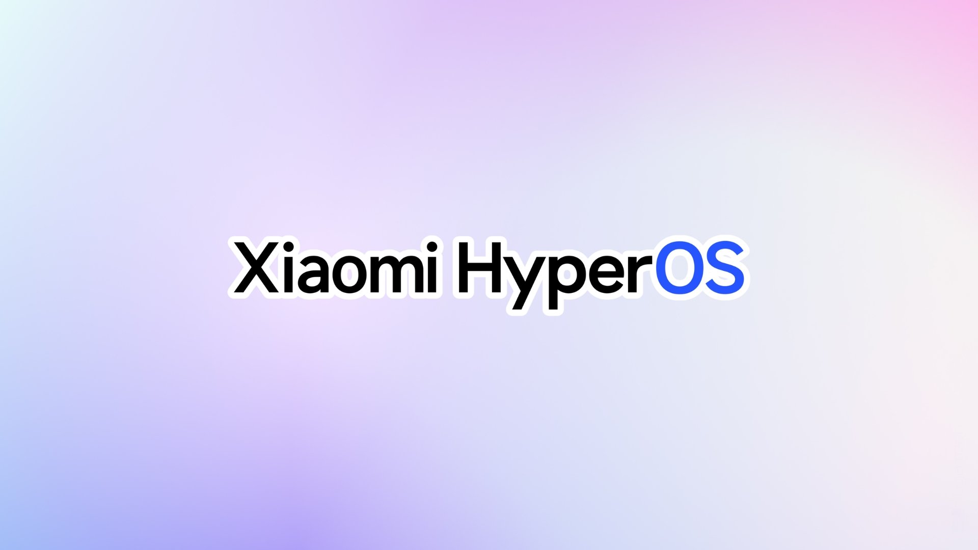 logo da Xiaomi HyperOS
