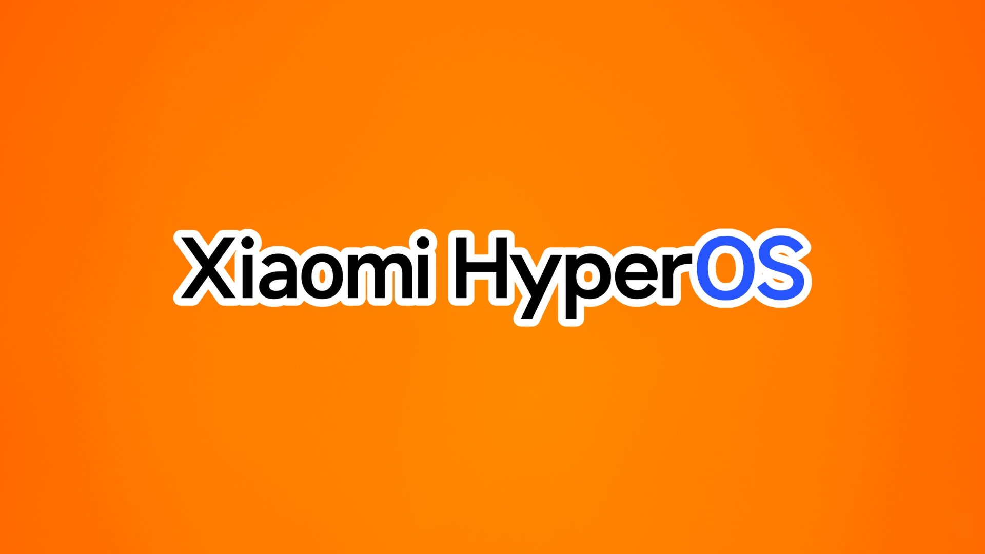 Xiaomi HyperOS logo do sistema
