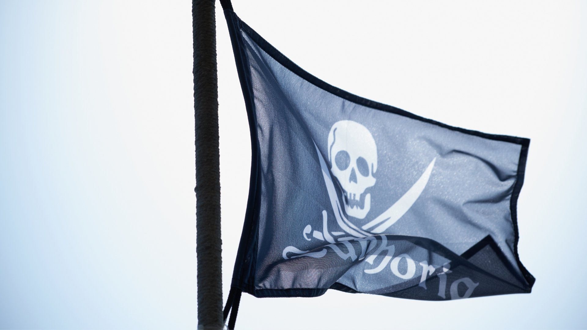 bandeira de pirataria