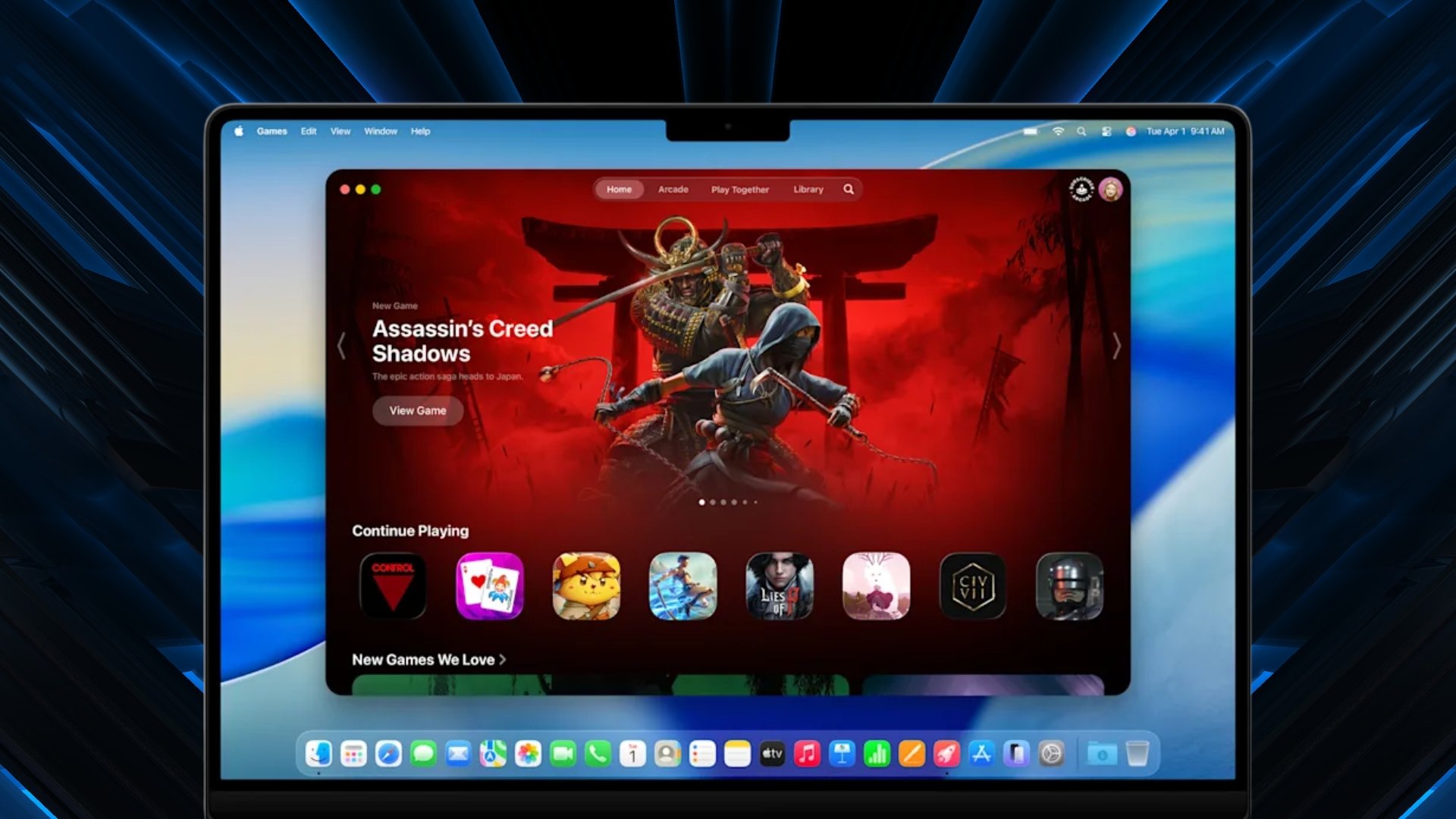 macOS com novas funcionalidades focadas em gaming