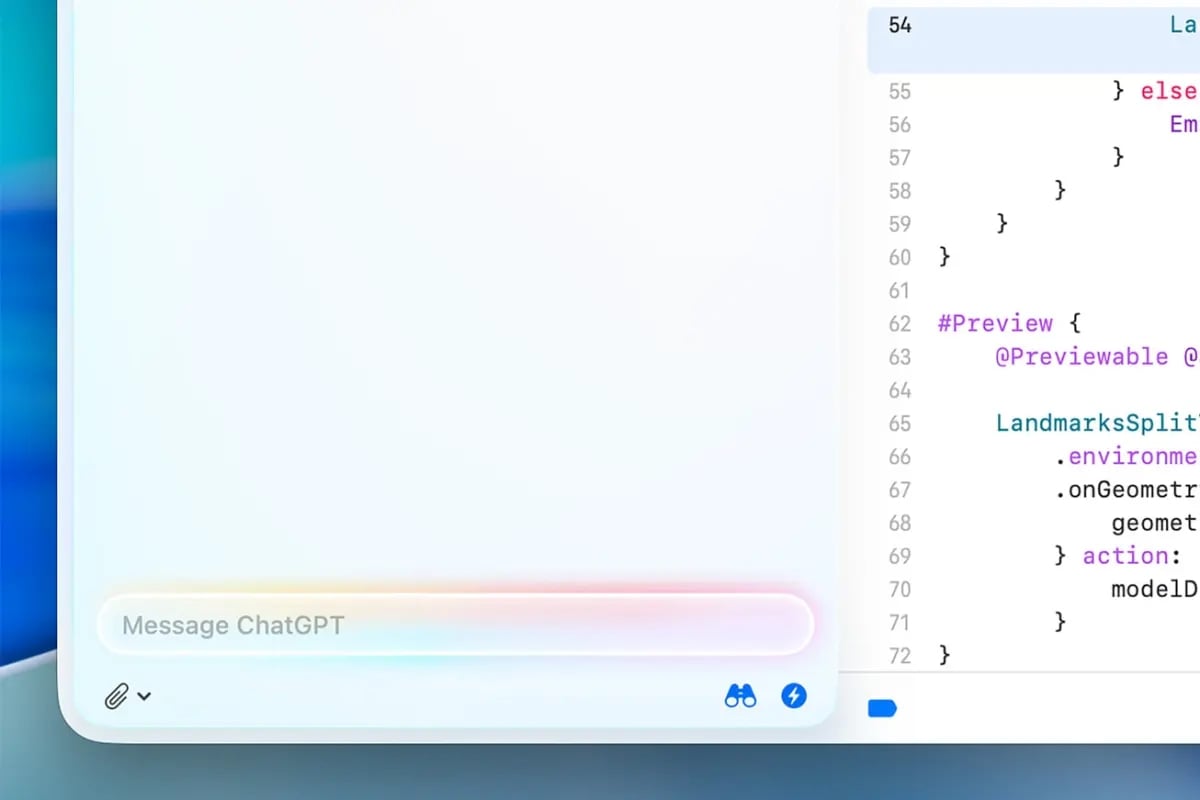 ChatGPT no Xcode da Apple