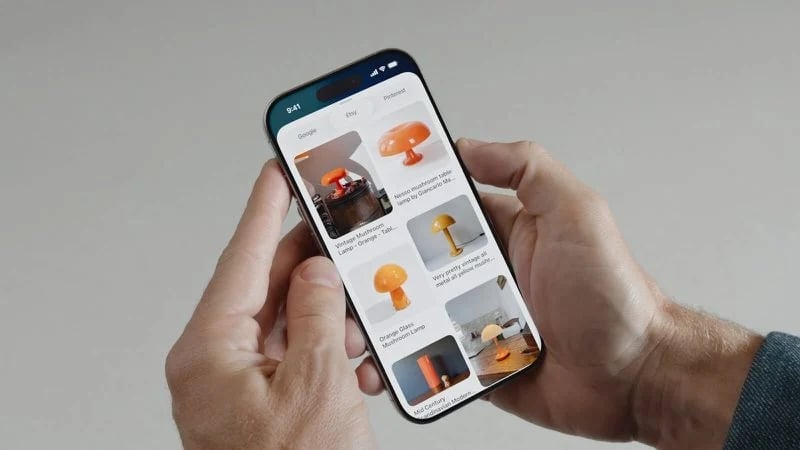 Apple iOS 26 com pesquisa visual com IA