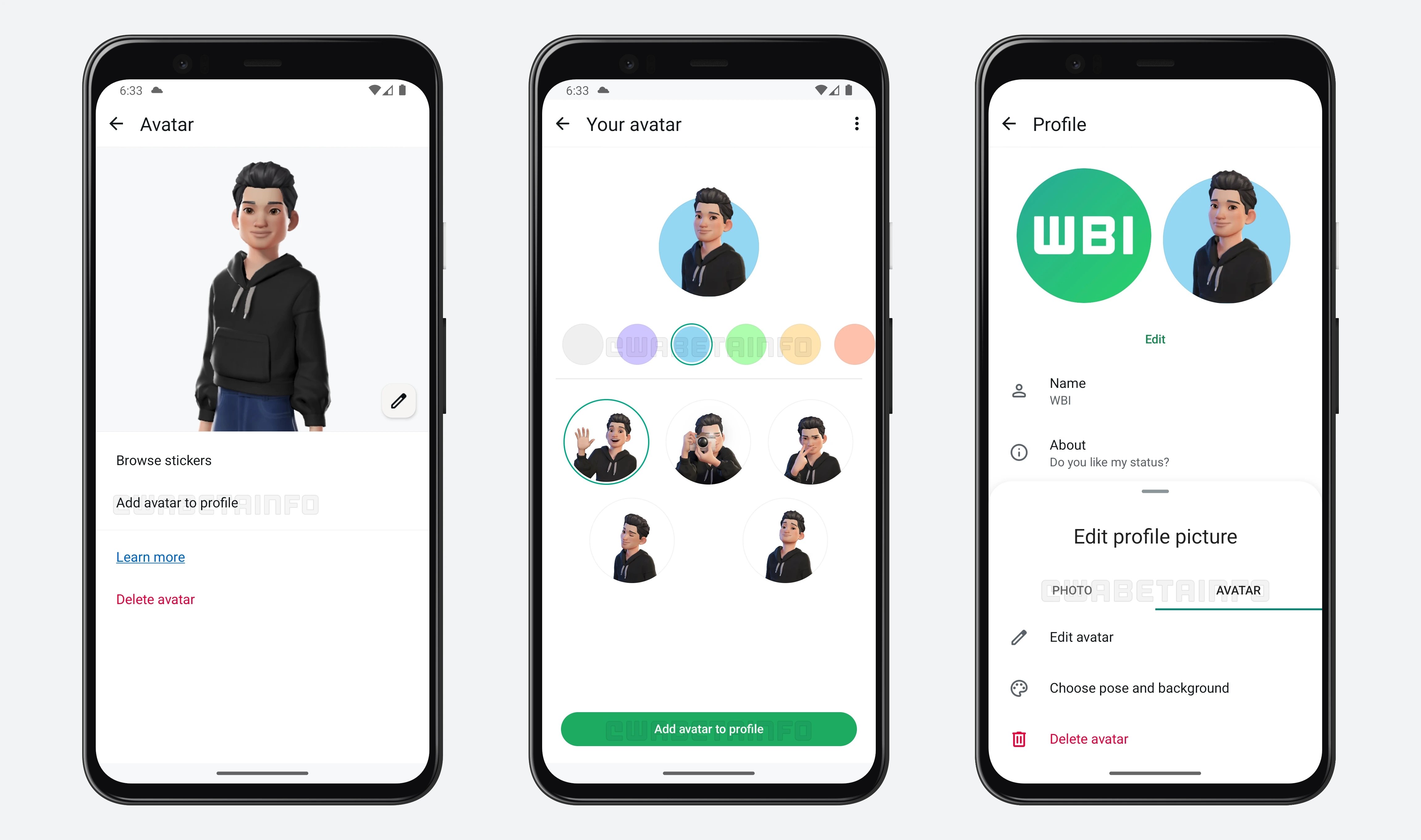 detalhes da nova funcionalidade dos perfis do WhatsApp