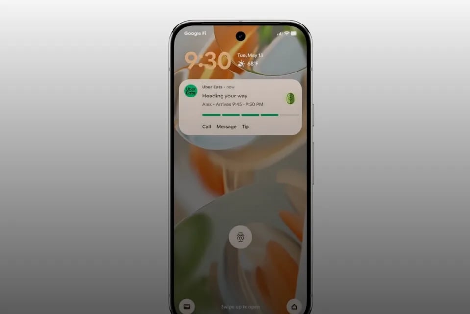 Notificações do Android 16