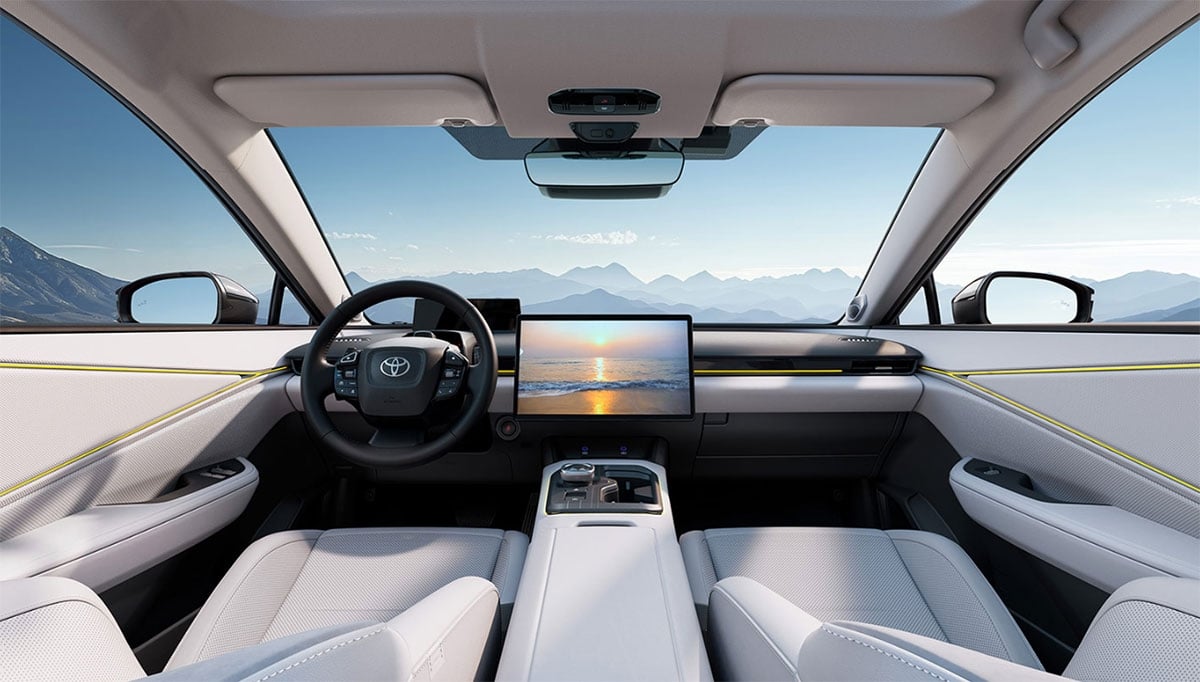 interior do Toyota bZ5