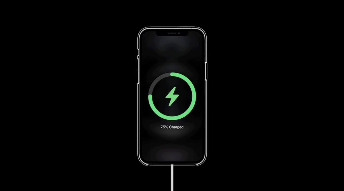 Apple iOS com imagem de carregamento