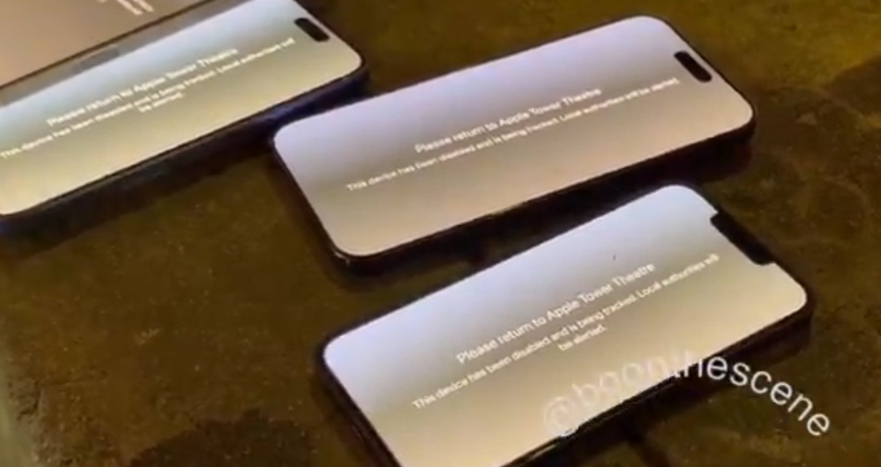 Apple sistema de alarme