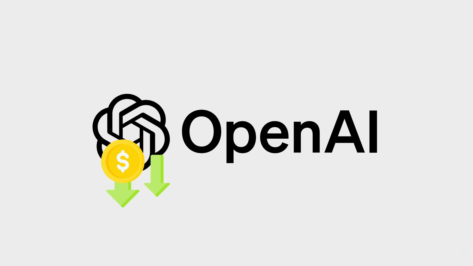 OpenAI com detalhe de preço em queda