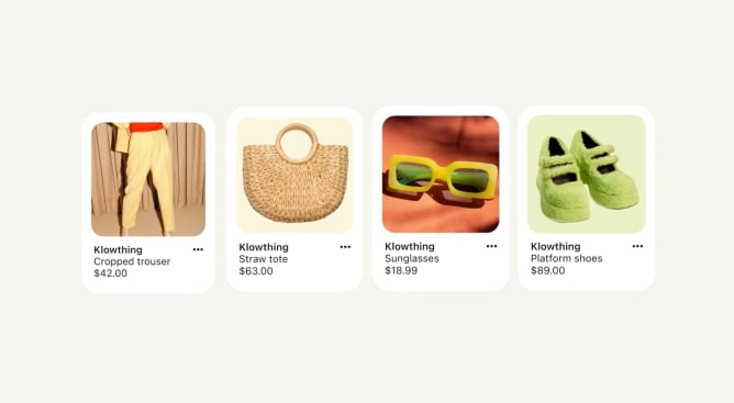 Imagem do Pinterest com nova funcionalidade de publicidade