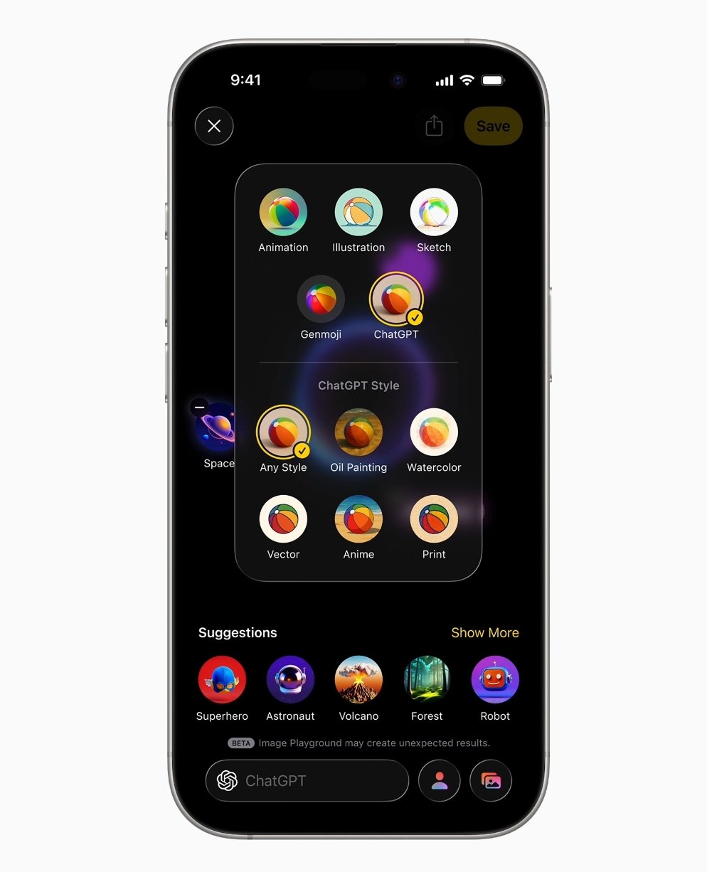 novos formatos de imagens para o Apple Playground