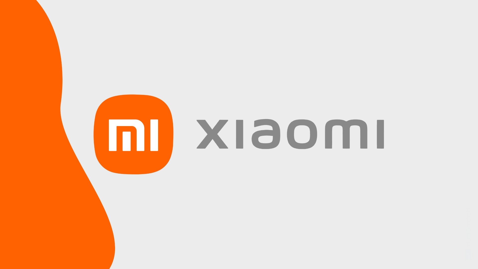 logo da Xiaomi em destaque com nome da marca completa