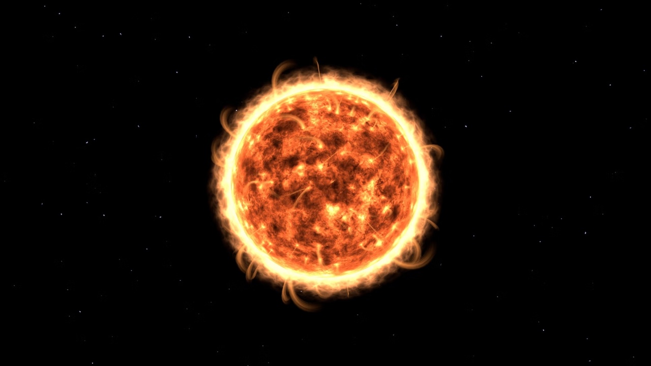 imagem frontal do sol