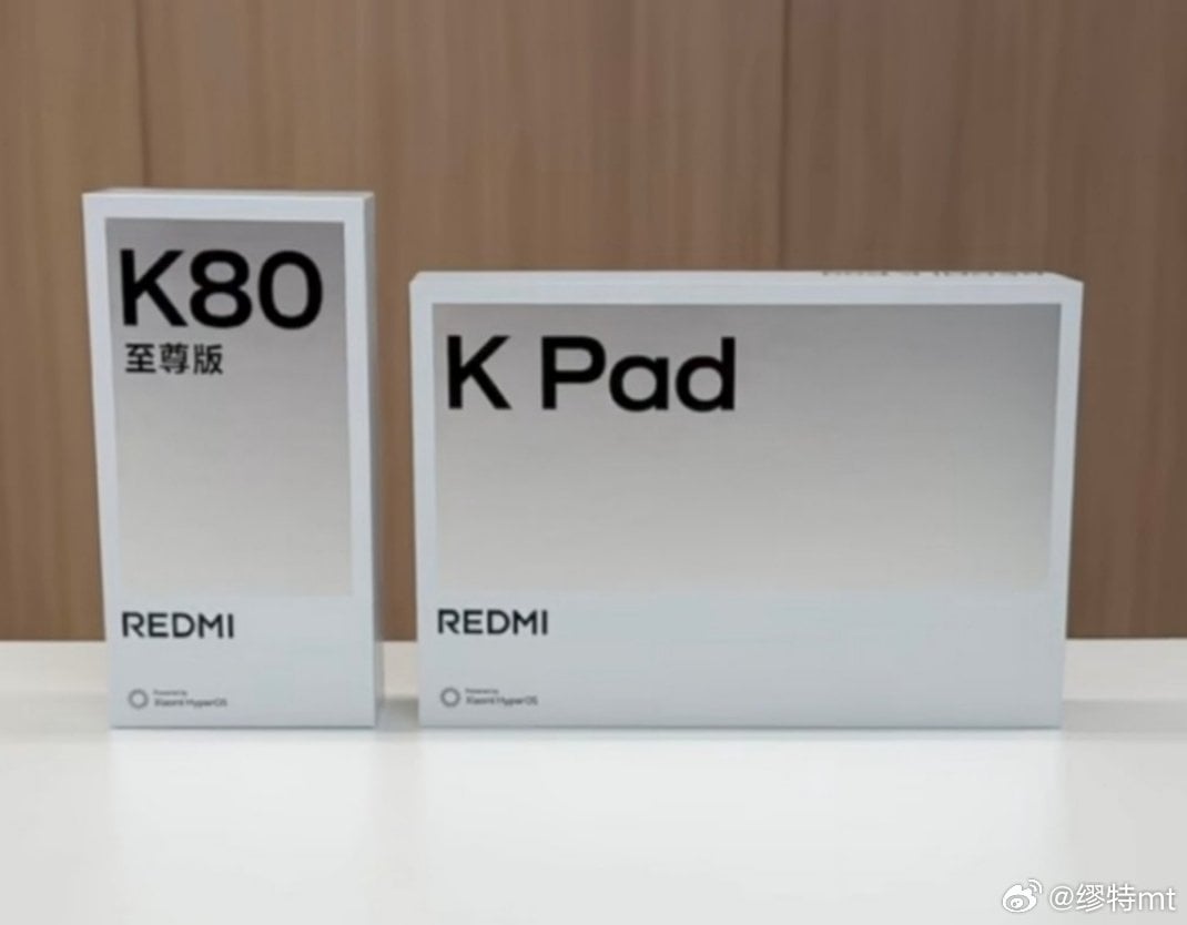 imagem das caixas dos novos dispositivos