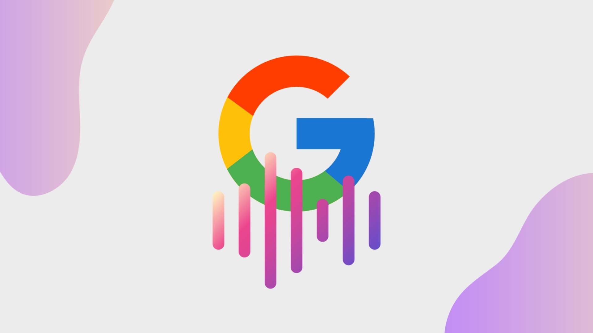Google logo com sinal de áudio