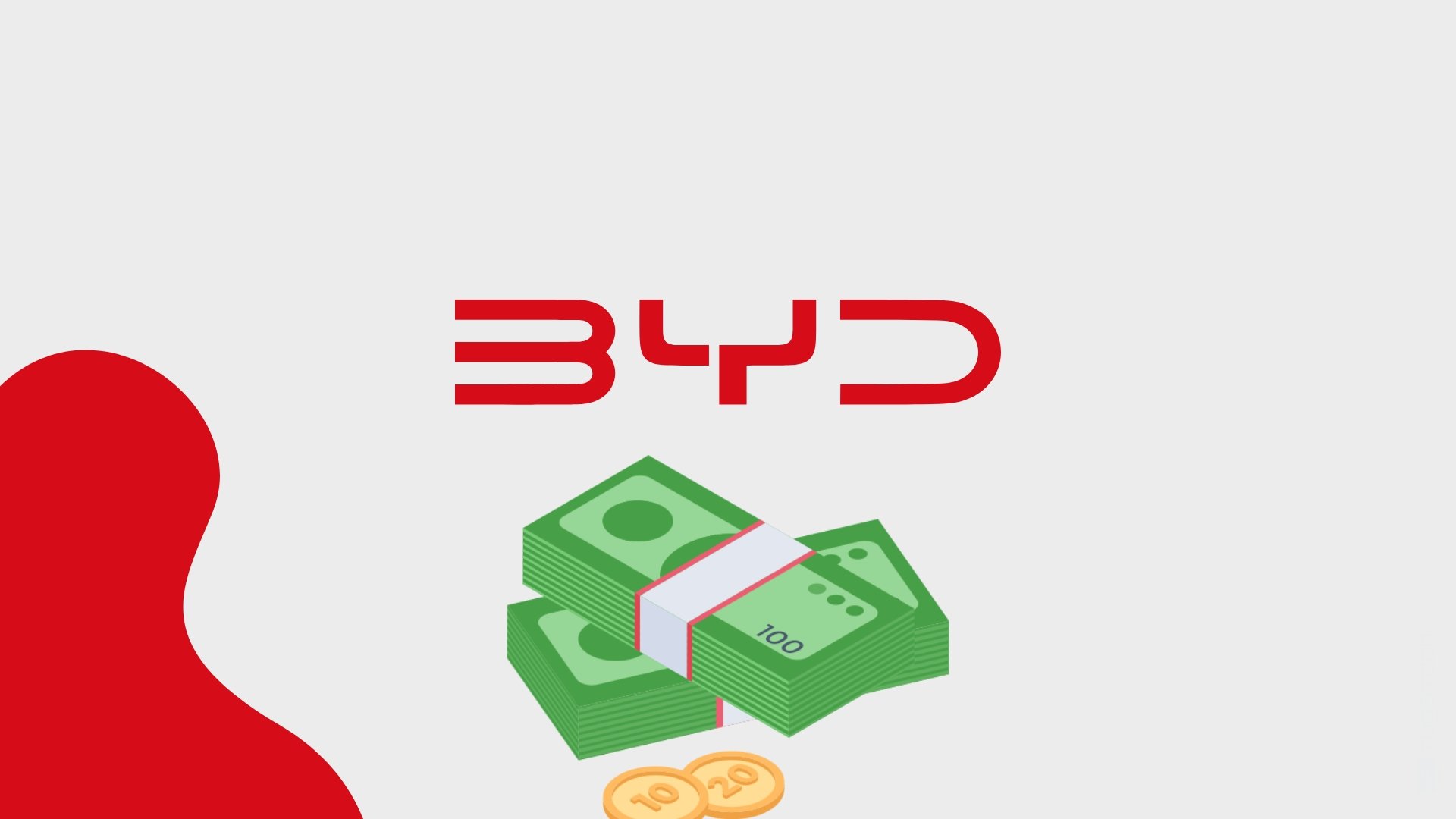 BYD com icones de dinheiro
