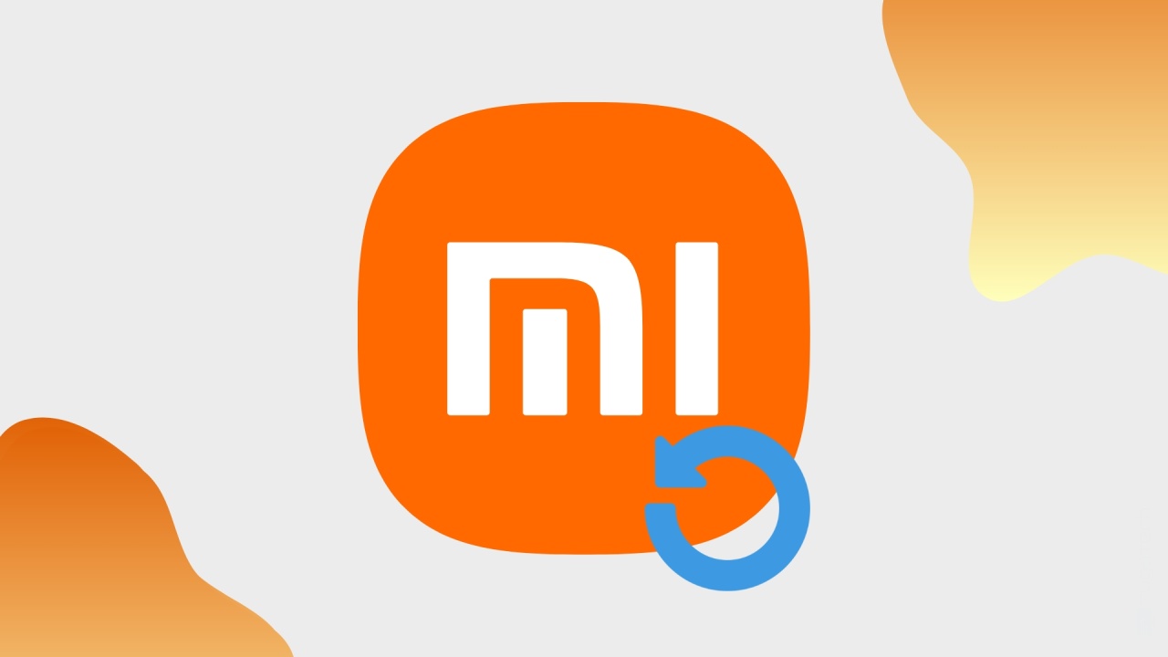 Xiaomi com imagem de reiniciar
