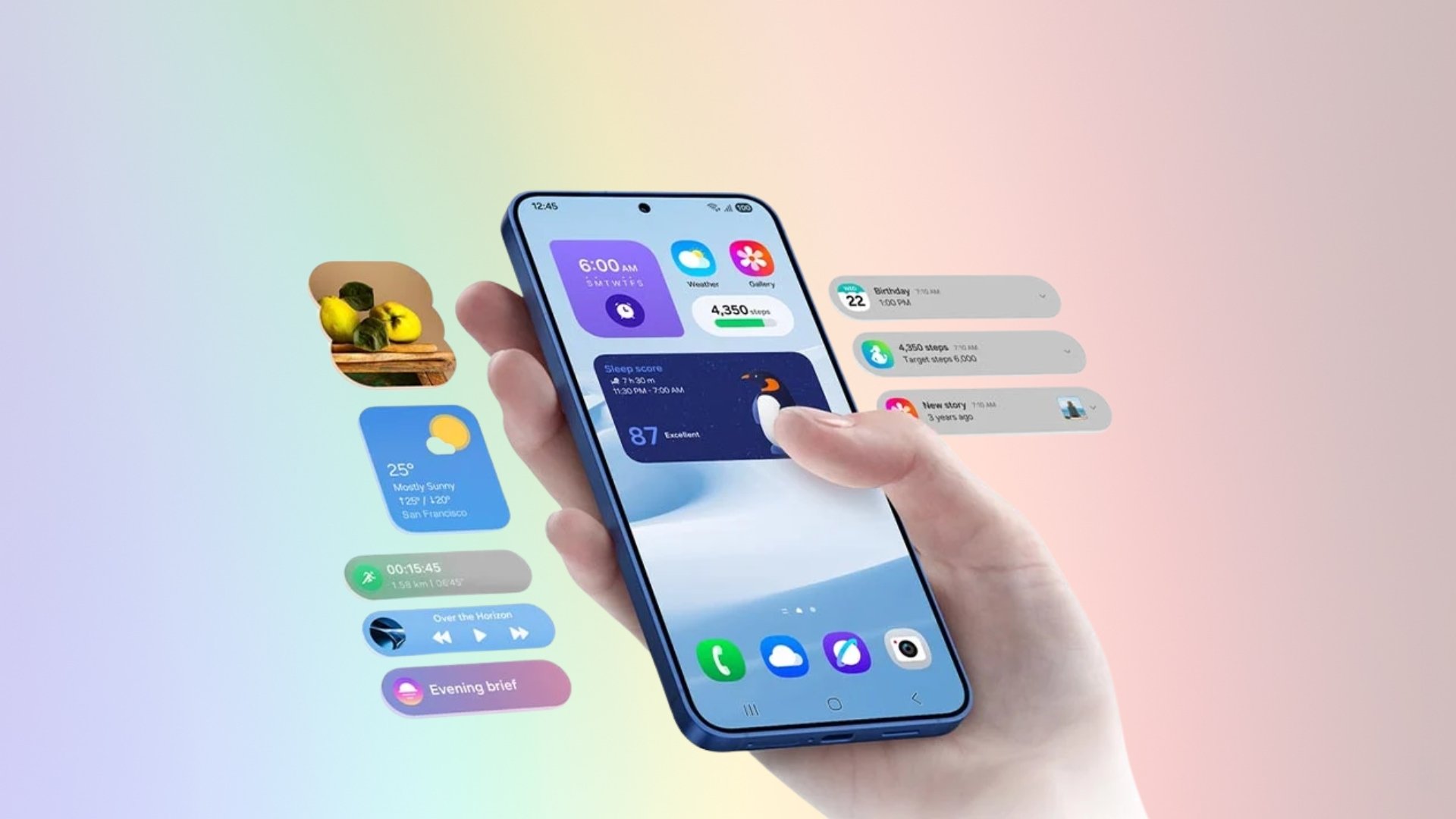 One UI 8 imagem conceito do sistema