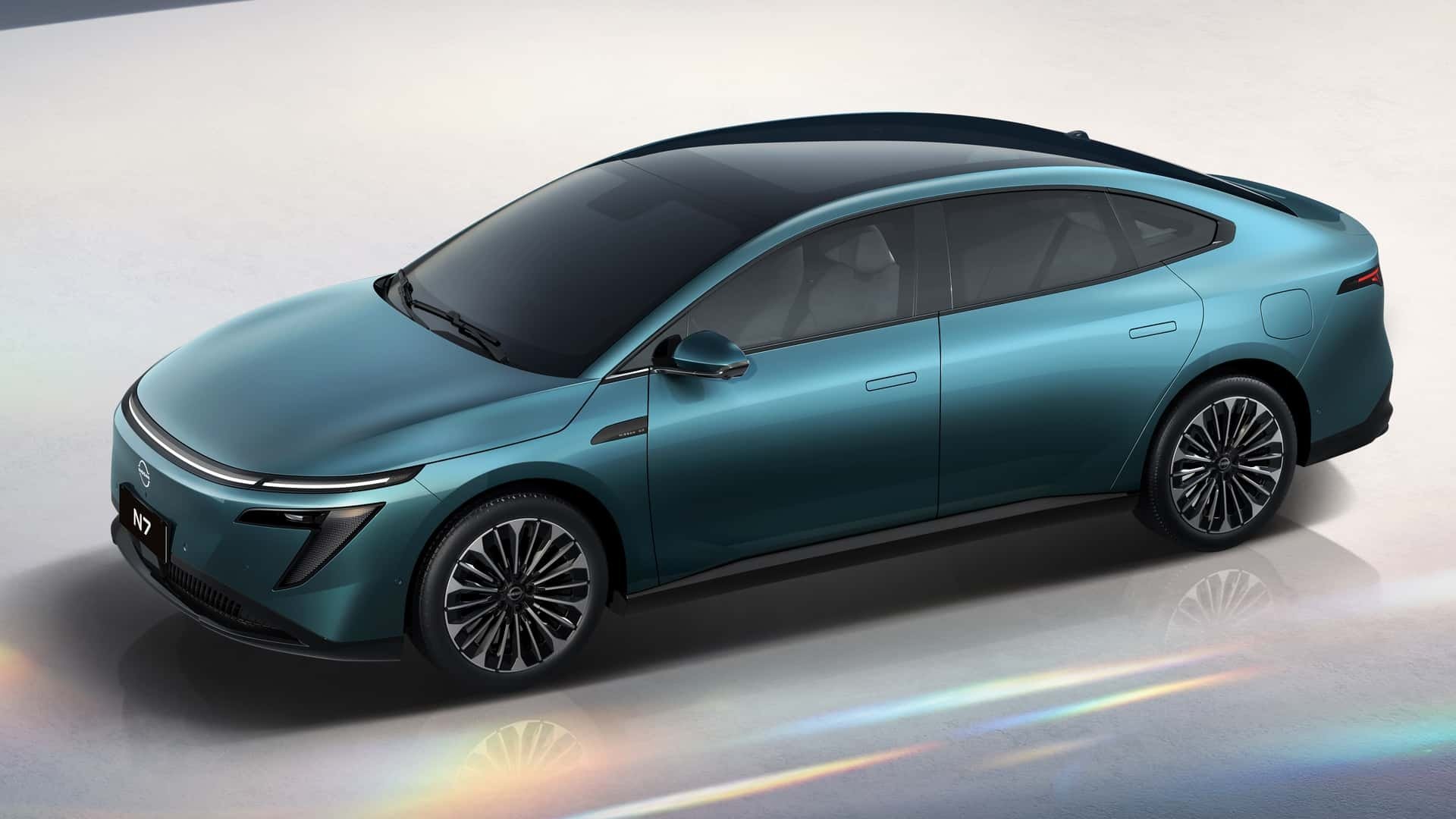 Nissan N7 detalhes da parte frontal