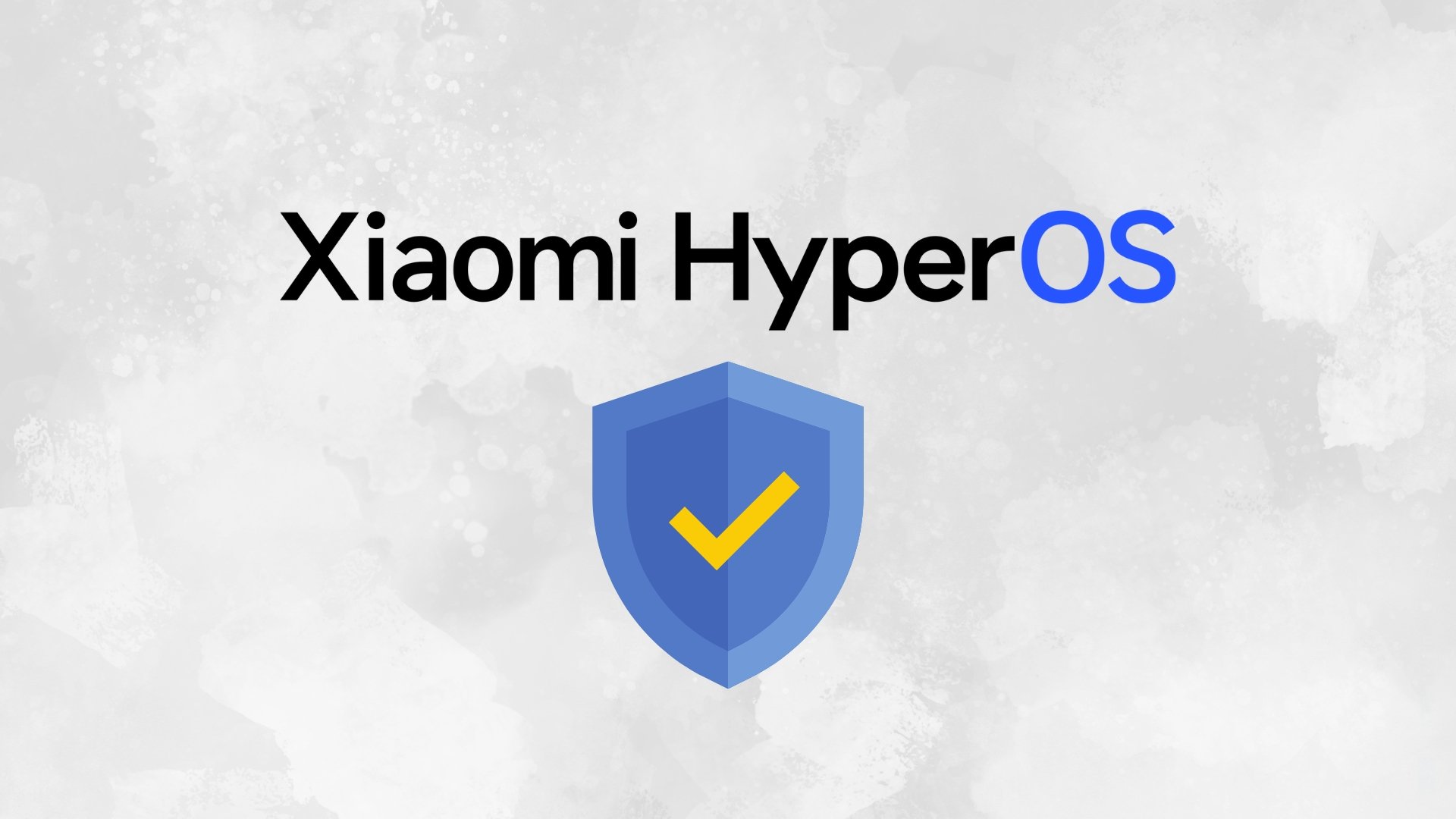 Xiaomi HyperOS com painel de segurança
