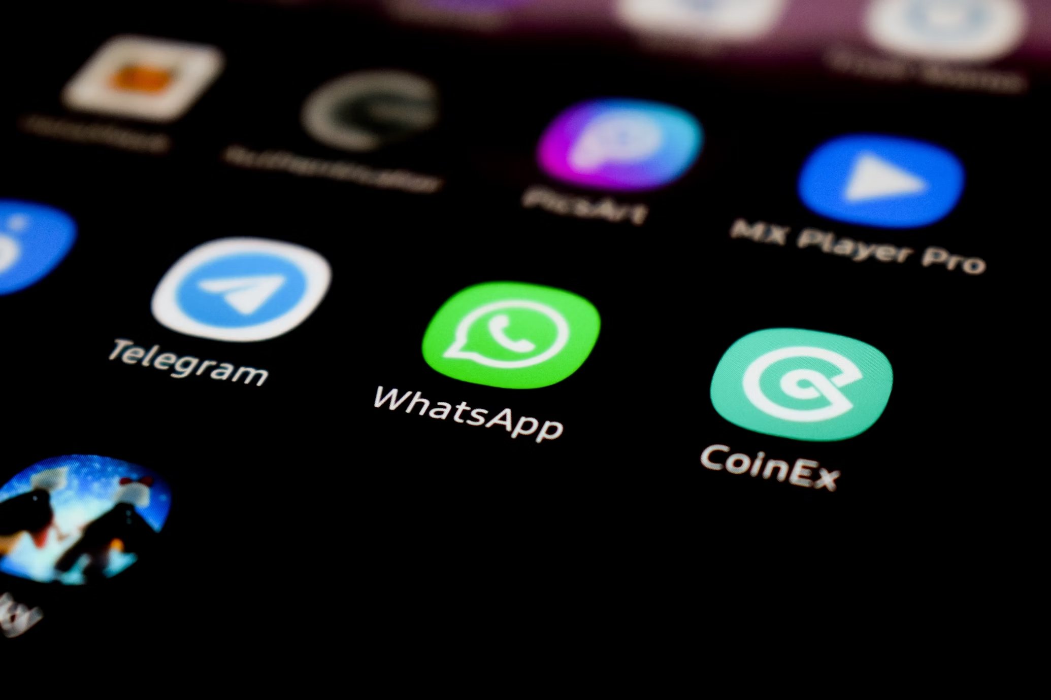 Icone do WhatsApp na app