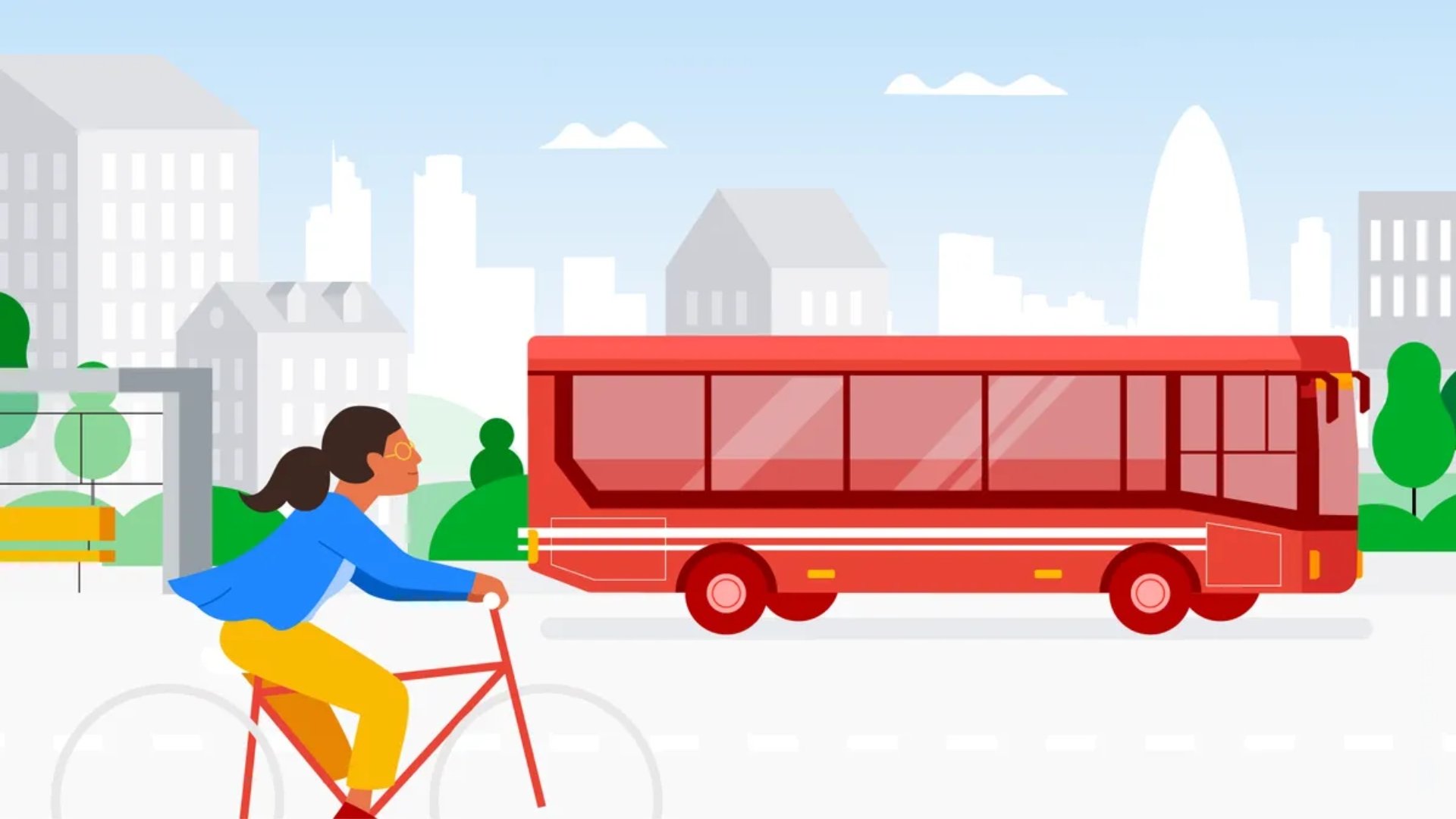 Google Maps com meios alternativos de transporte