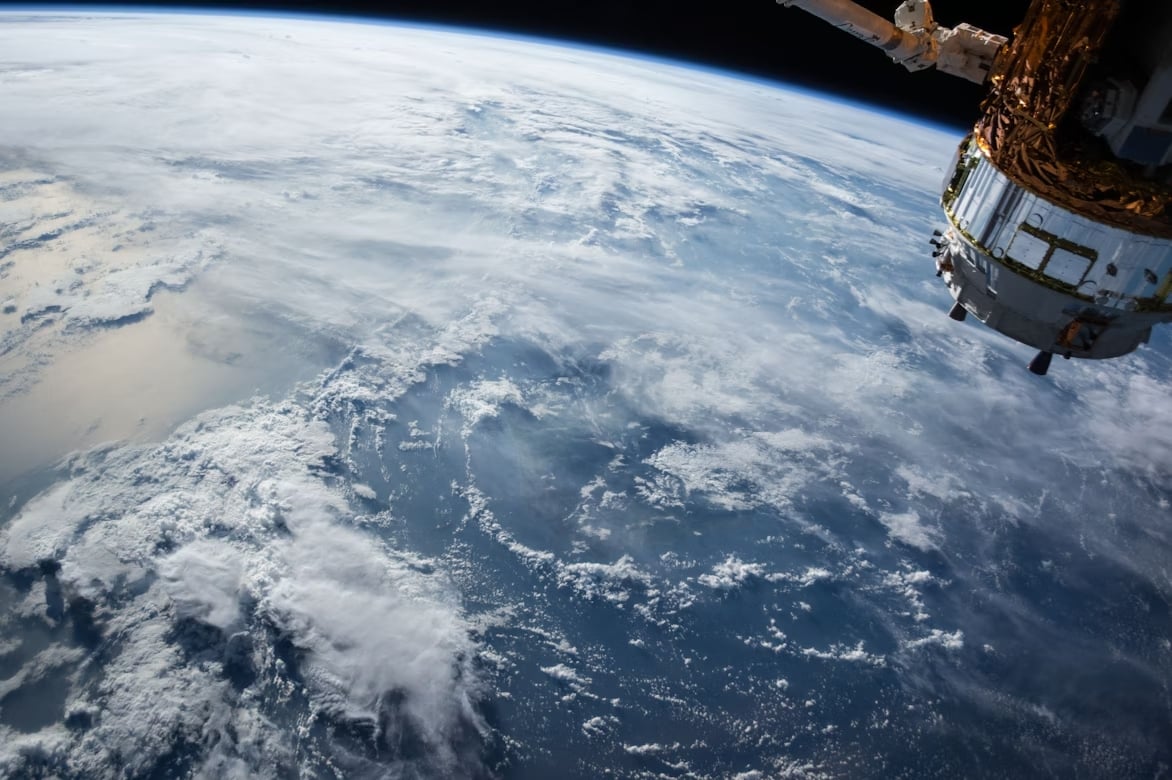 Vista da Terra do espaço