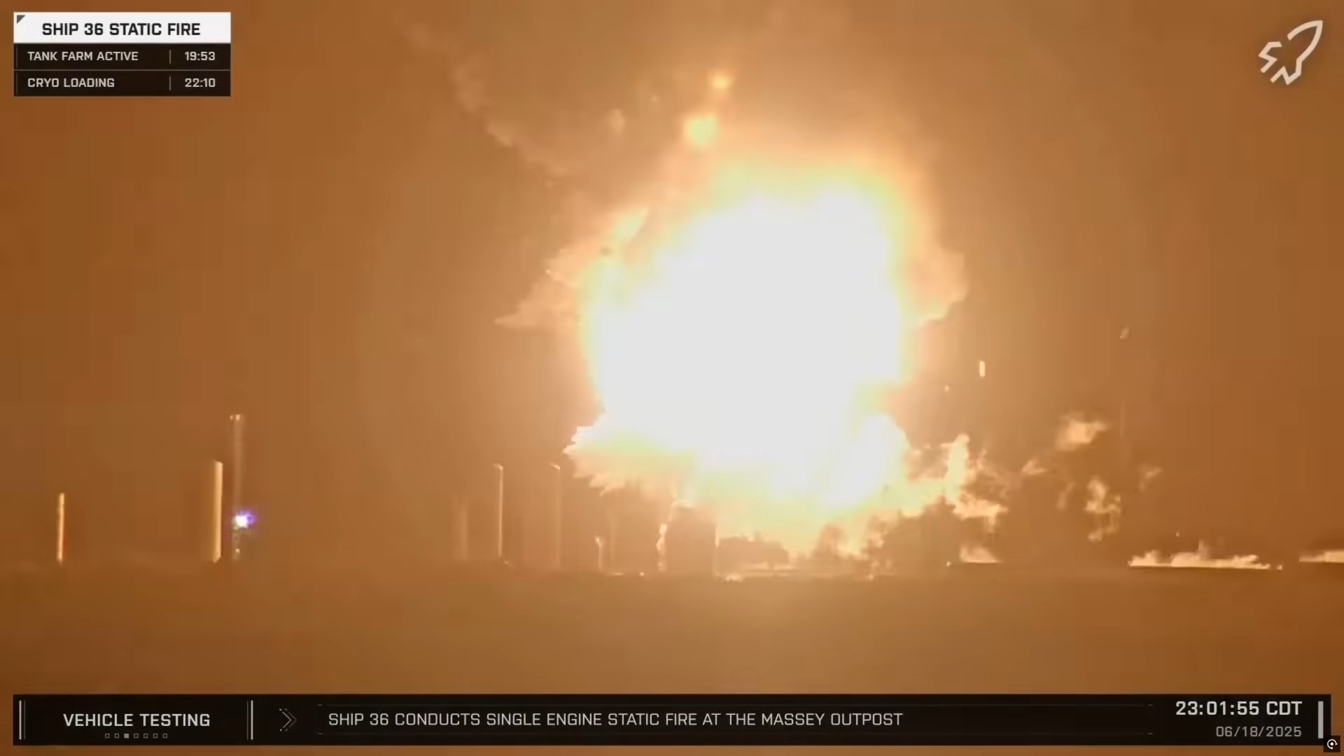 explosão do foguetão da SpaceX