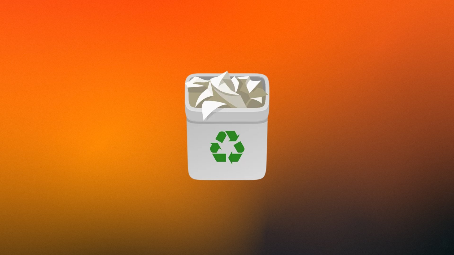 Icone de lixo do Ubuntu potencial