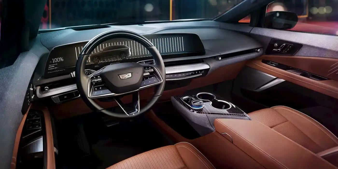 interior do 2026 Cadillac Optiq