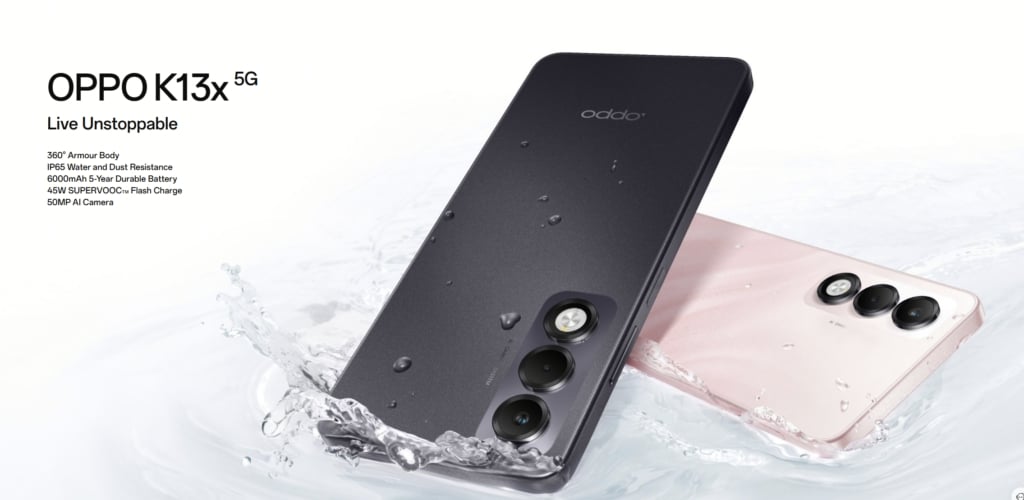 Oppo K13x imagem de publicidade