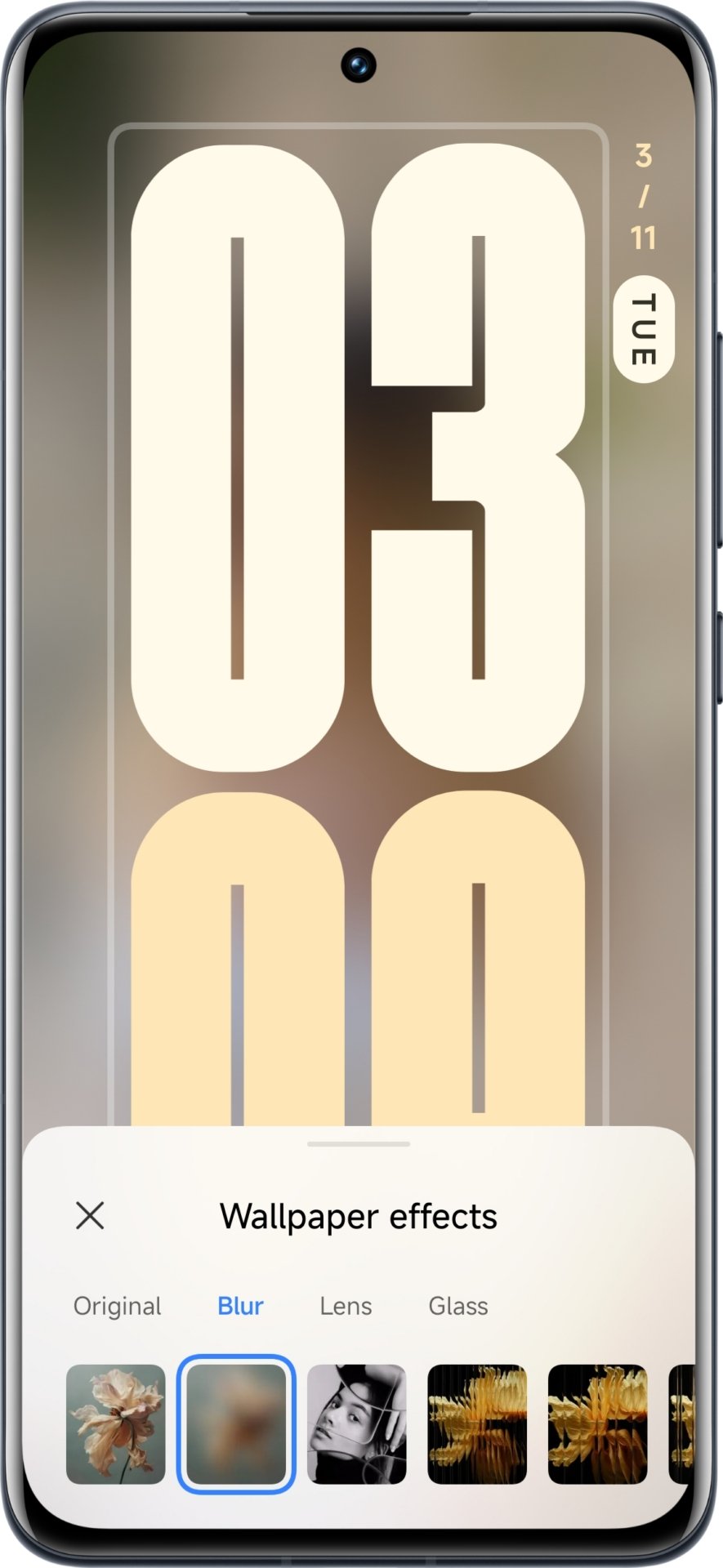nova imagem do launcher com efeitos de wallpaper