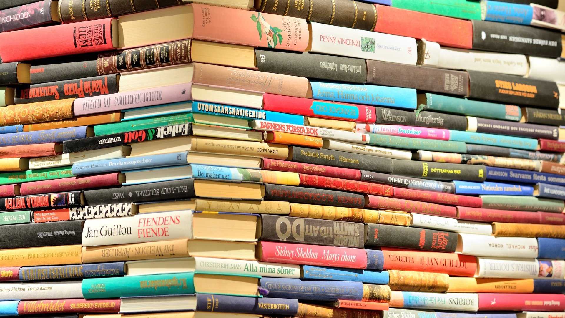 Livros em biblioteca