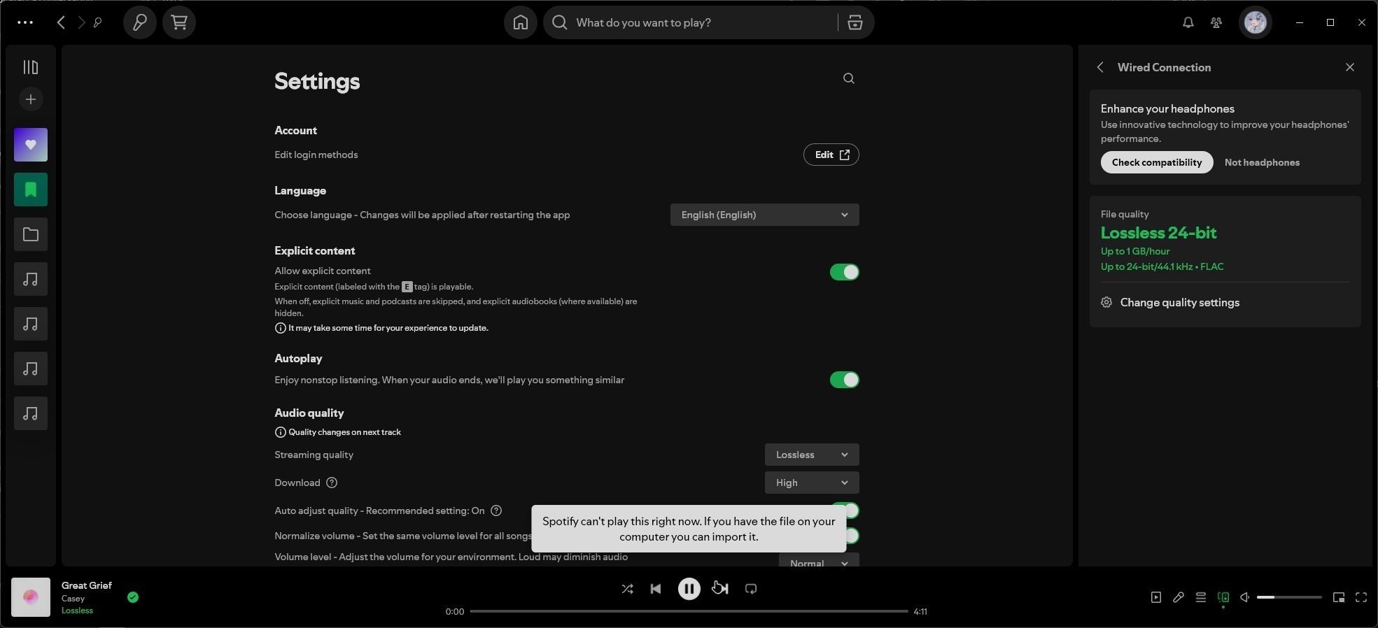 detalhes da nova forma de transmissão do Spotify