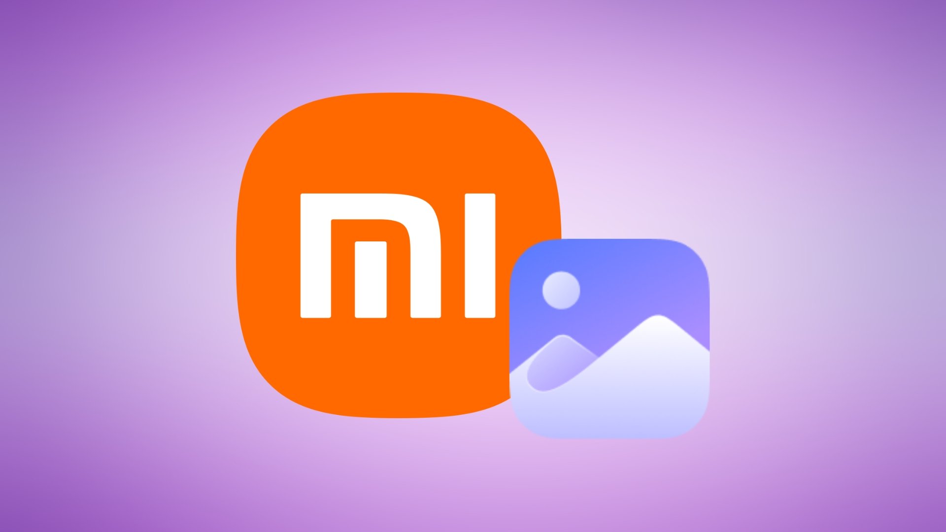 Xiaomi com icone de aplicação de galeria