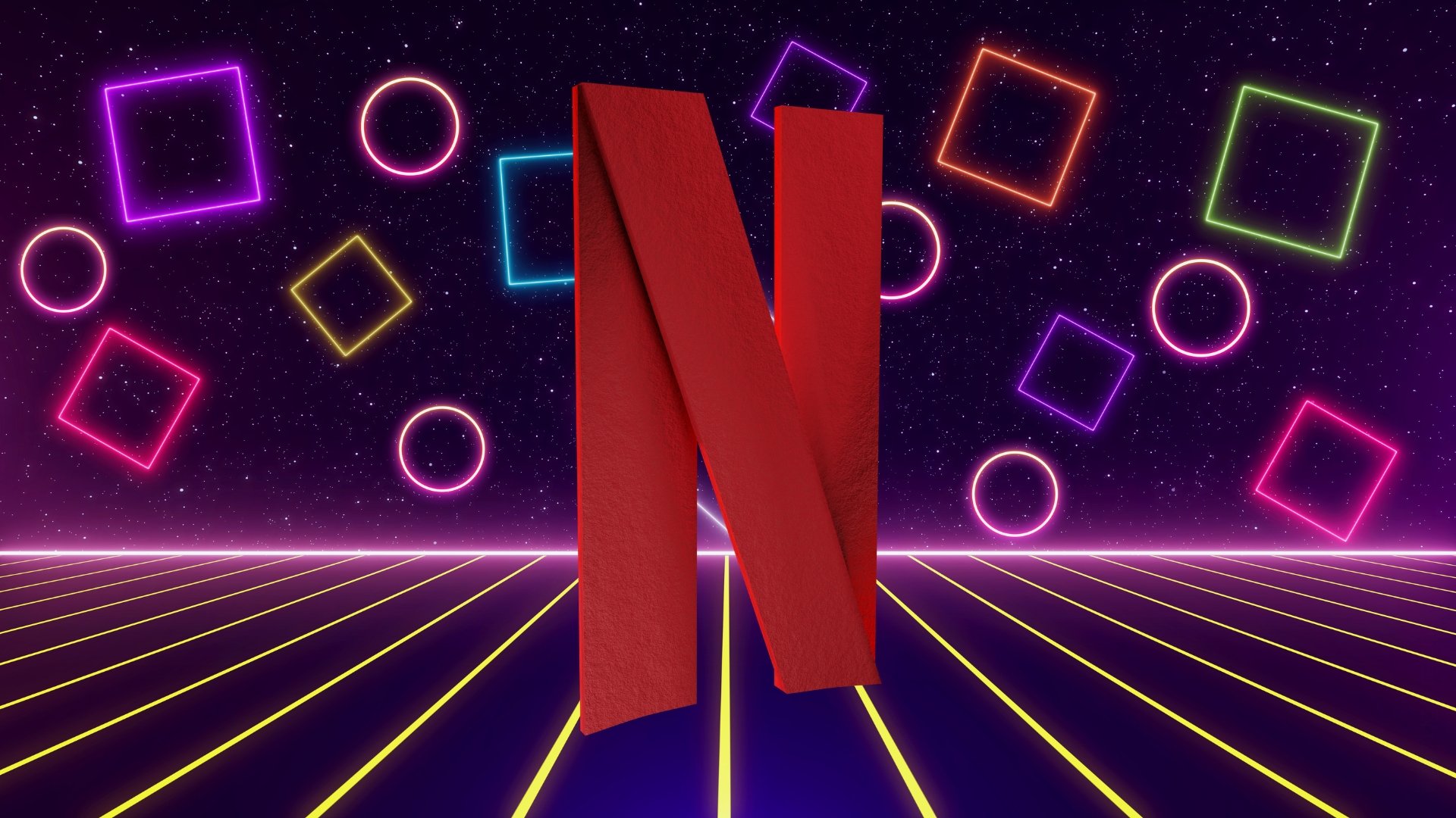 Netflix com fundo gaming