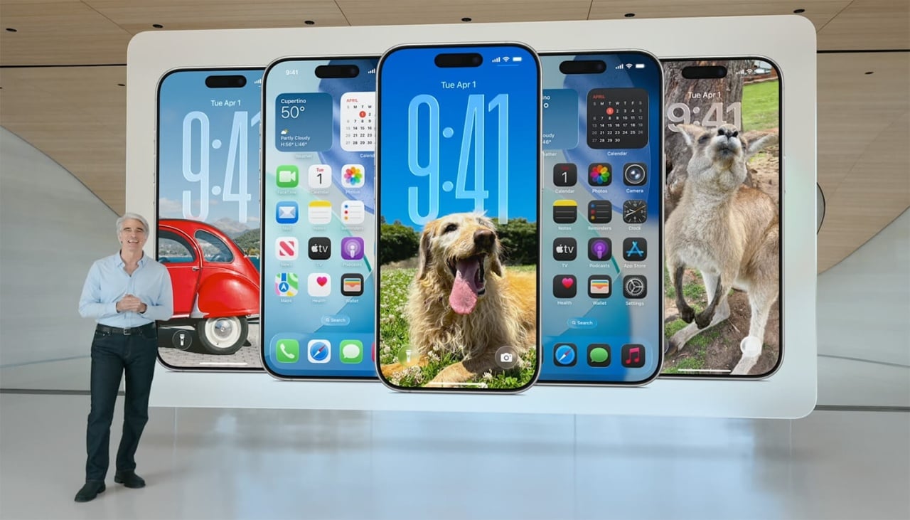 iOS 26 Liquid Glass design
