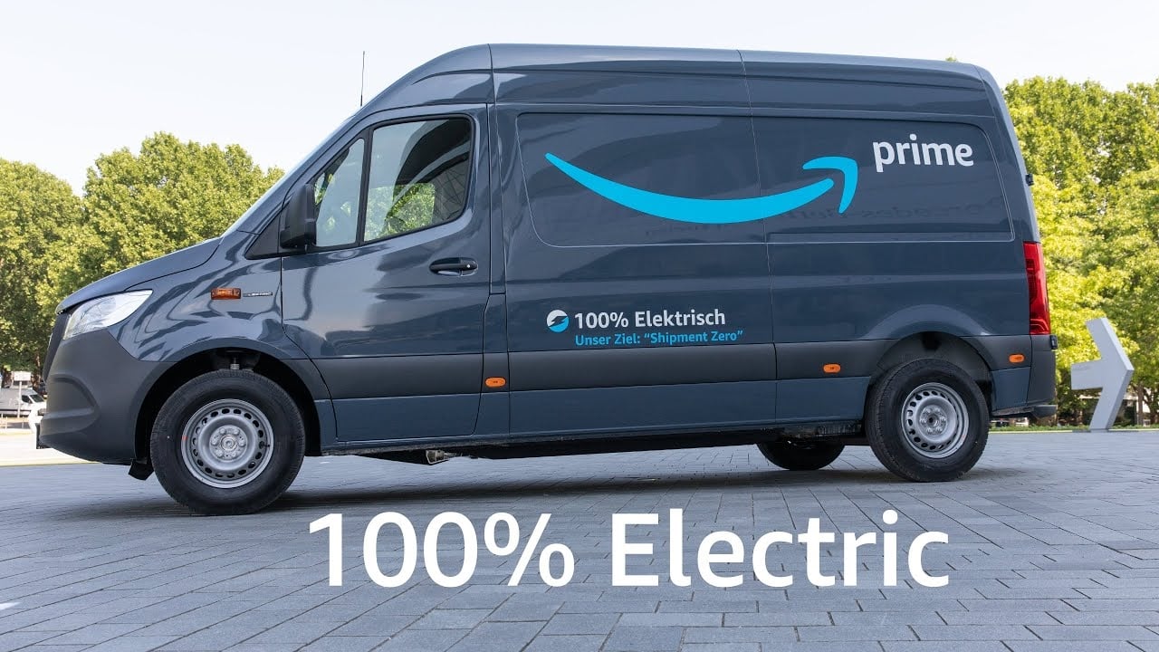 Mercedes de entregas da Amazon na Europa