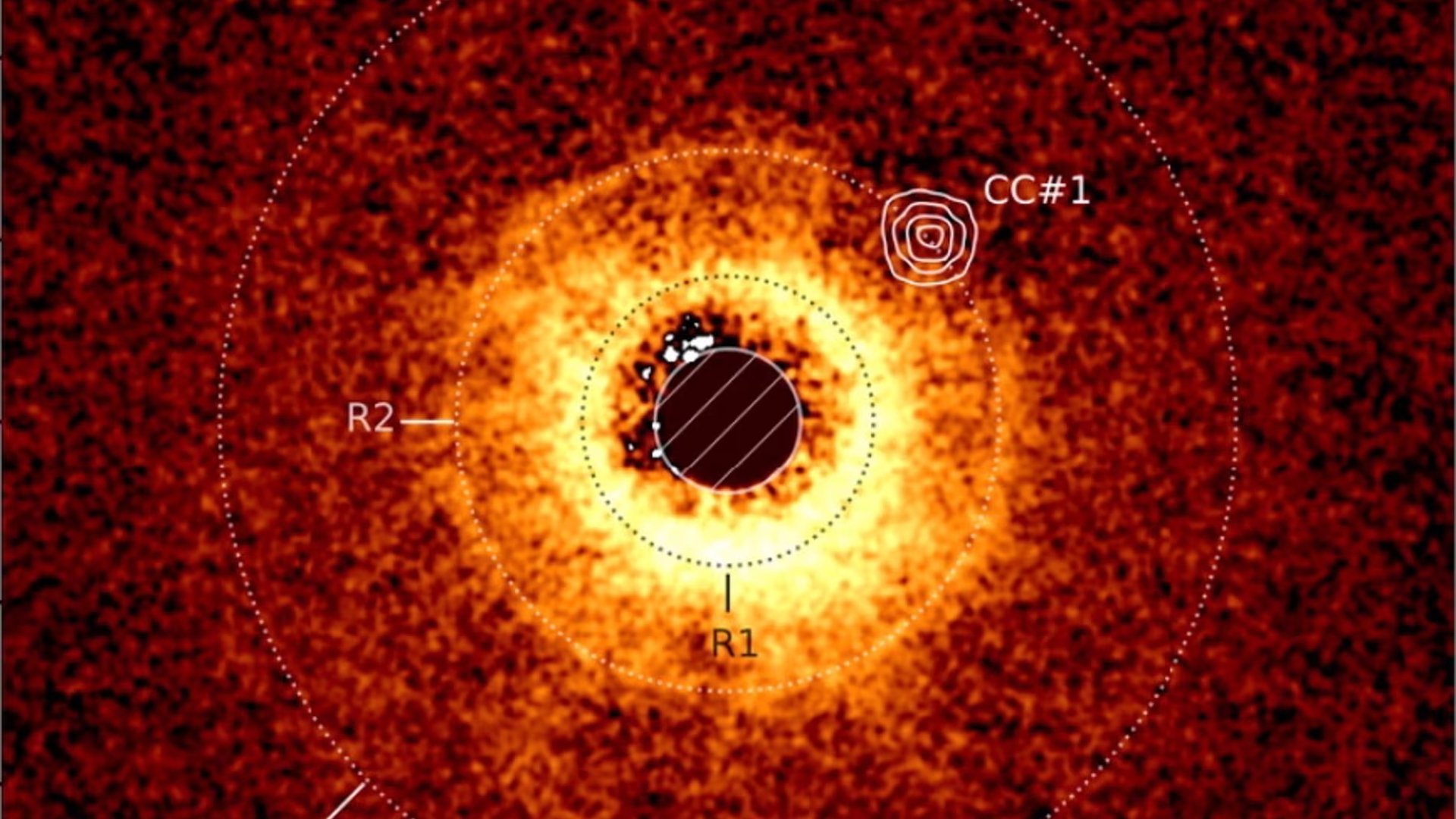 James Webb foto de exoplaneta