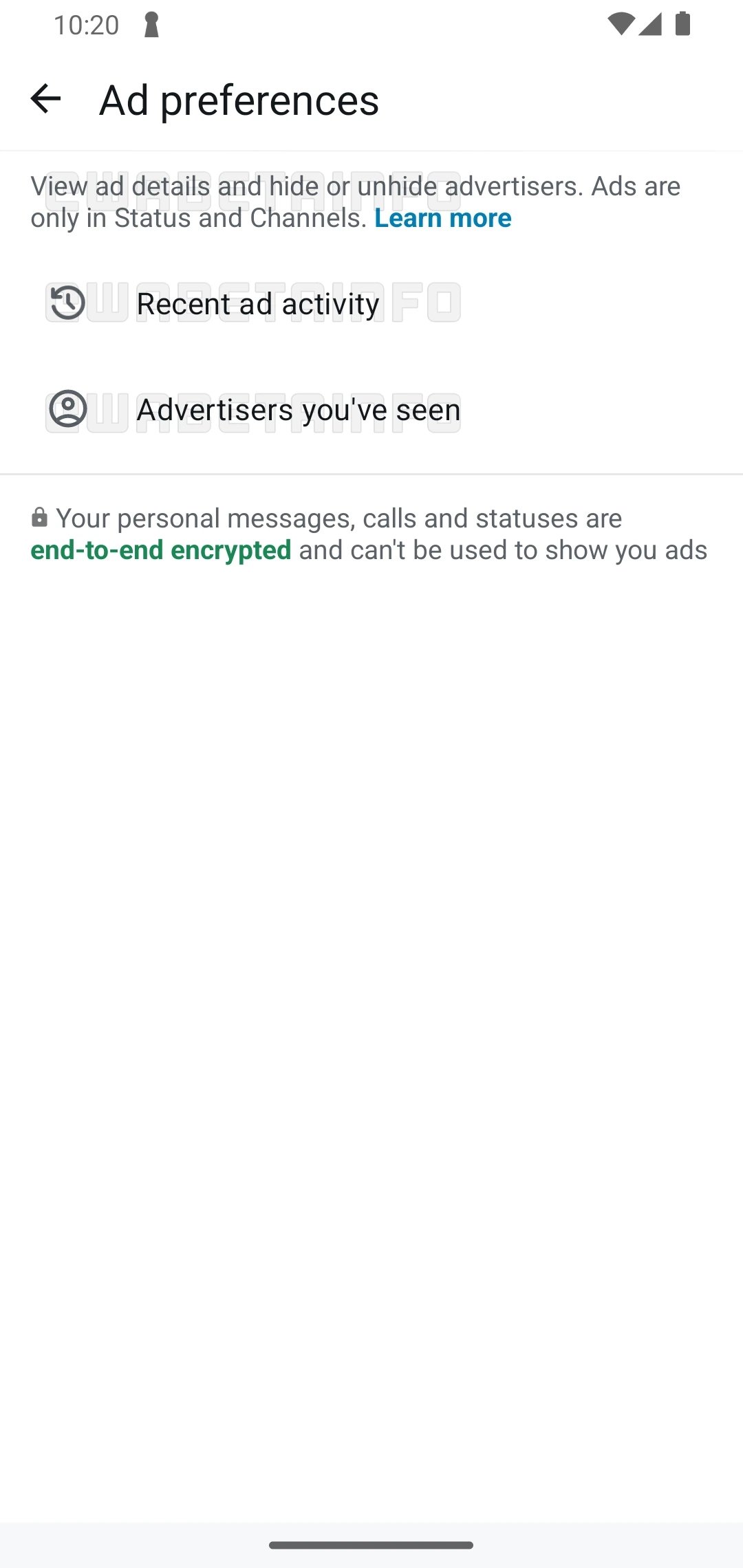 nova divisão focada para empresas e publicidade no WhatsApp
