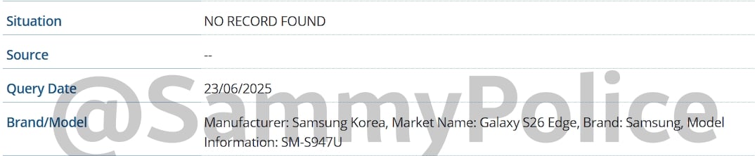 detalhes dos registos da Samsung sobre futuro dispositivo