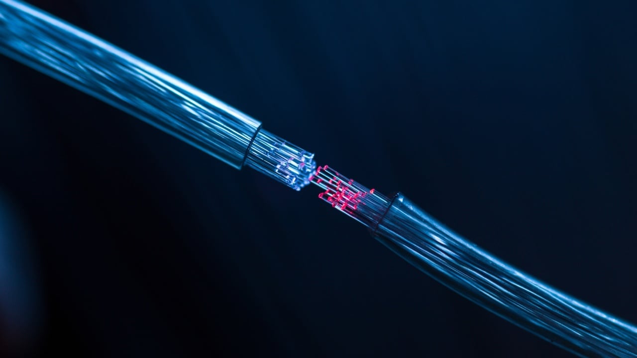 Velocidade da fibra
