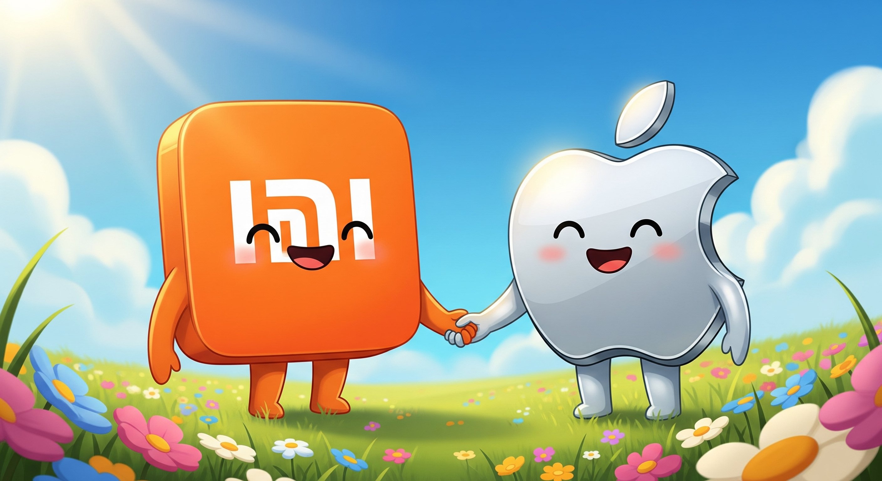 Xiaomi e Apple de mãos dadas