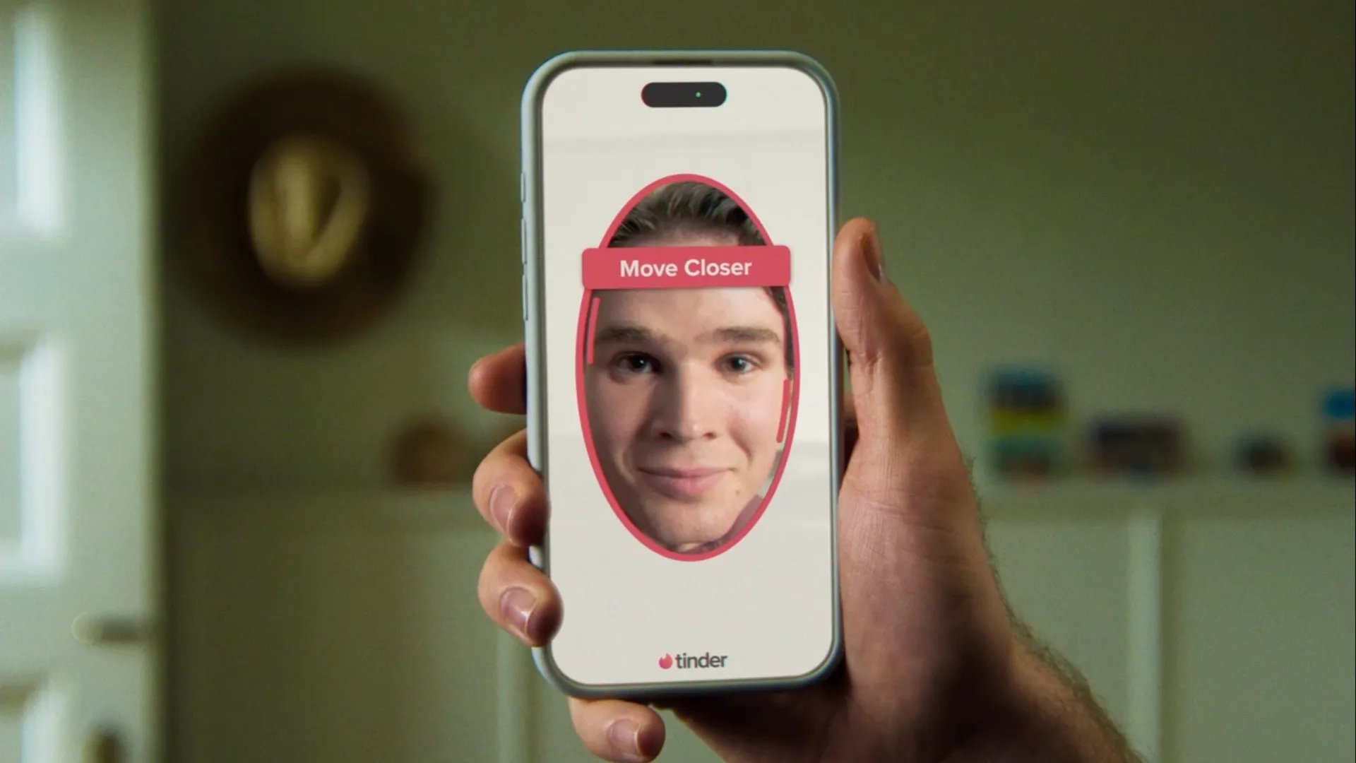 Tinder verificação de câmara